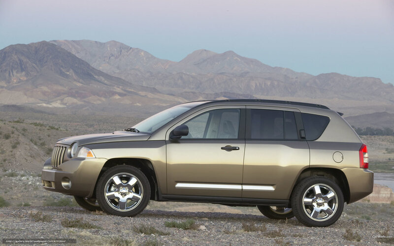 SUV in desert landscape