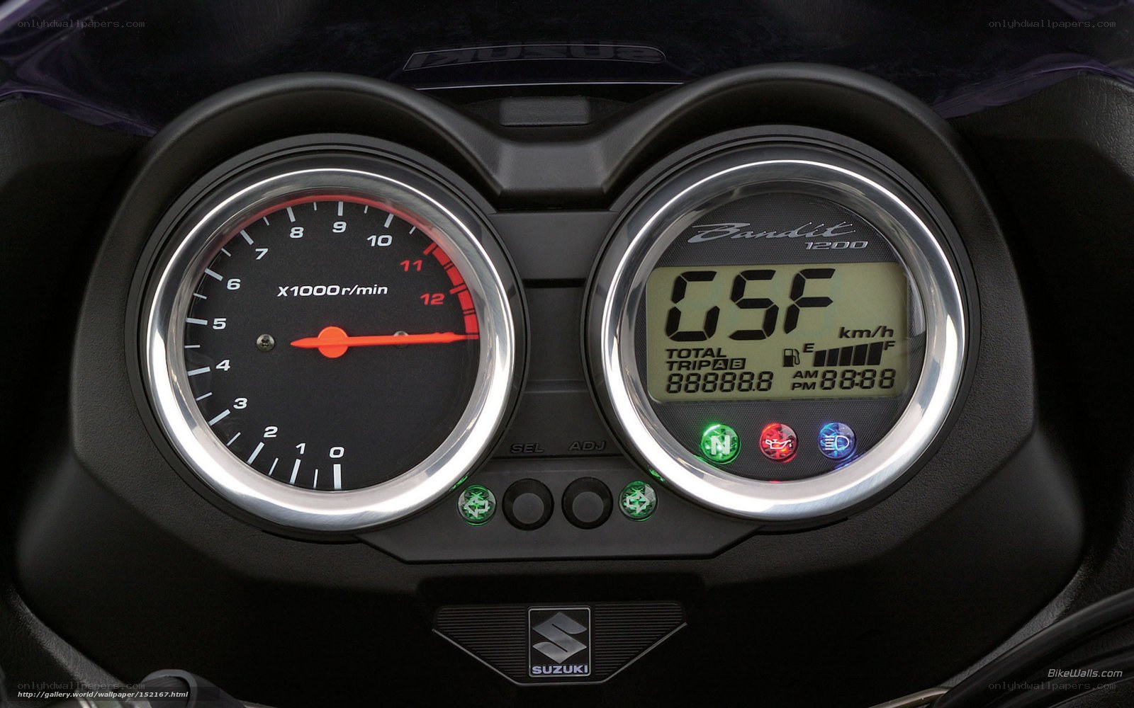 Suzuki Bandit 1200 dashboard