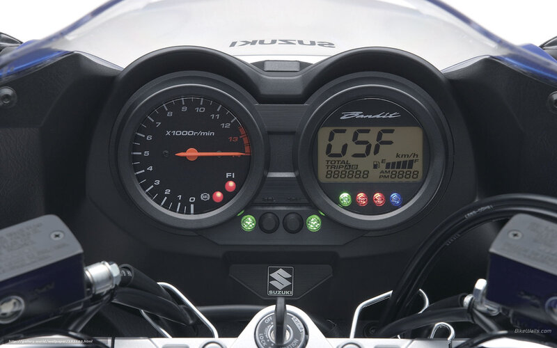 Suzuki Bandit motorcycle dashboard