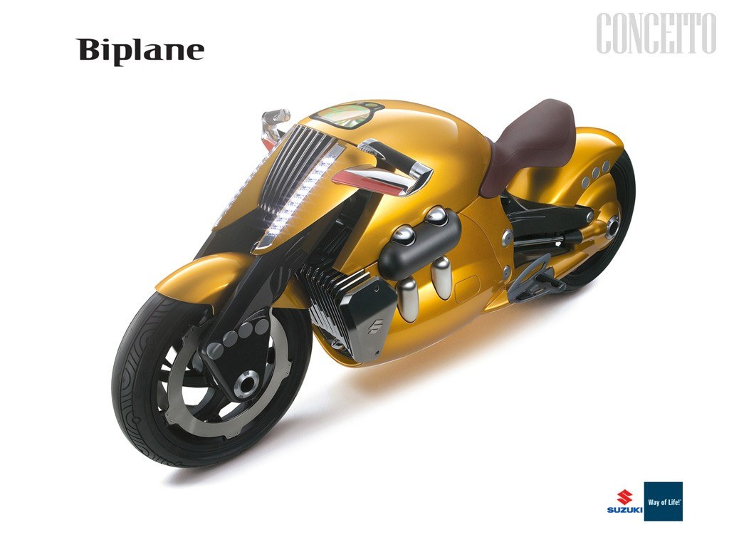Suzuki Biplane concept motorcycle