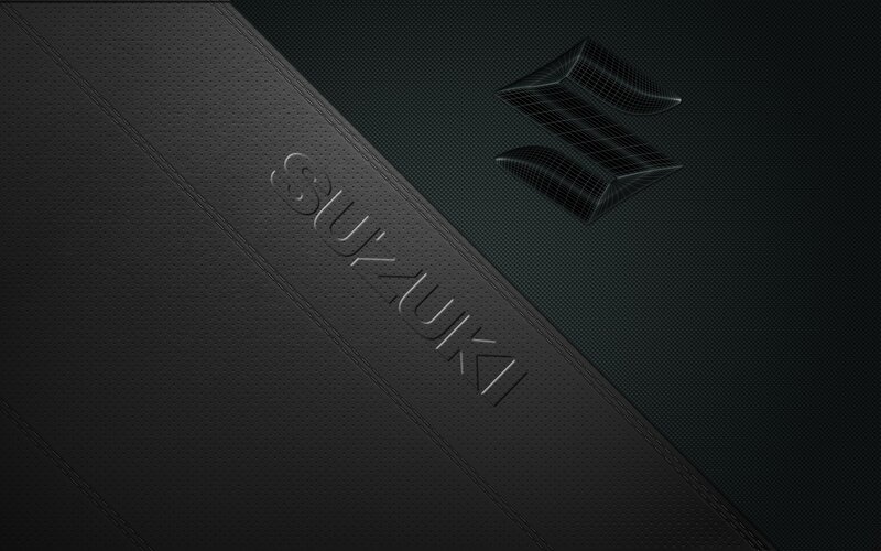 Suzuki brand logo on textured background