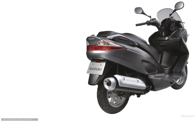 Suzuki Burgman Scooter — Black