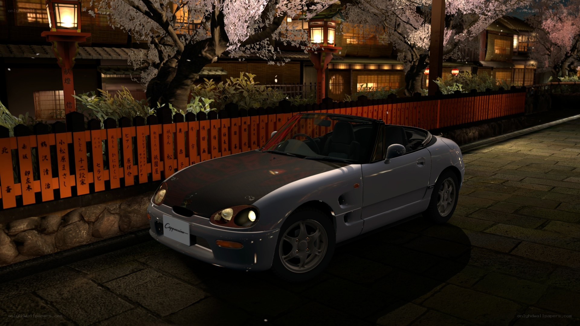 Suzuki Cappuccino at night