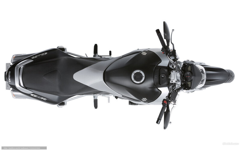 Suzuki GSR motorcycle top view