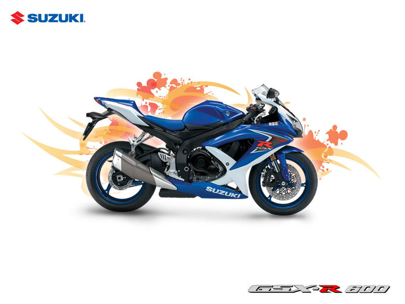 Suzuki GSX-R 600 motorcycle