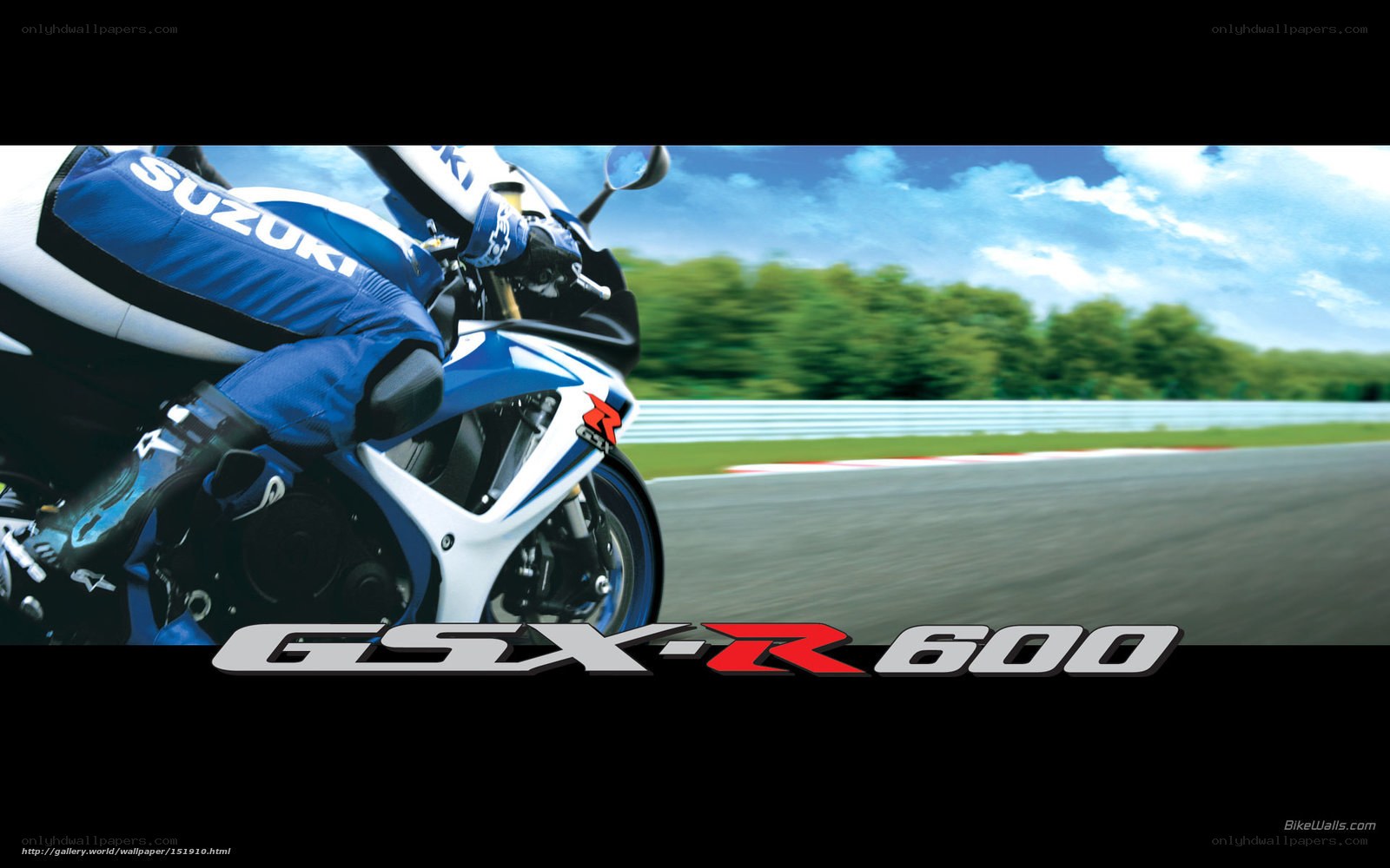 Suzuki GSX-R 600 on track