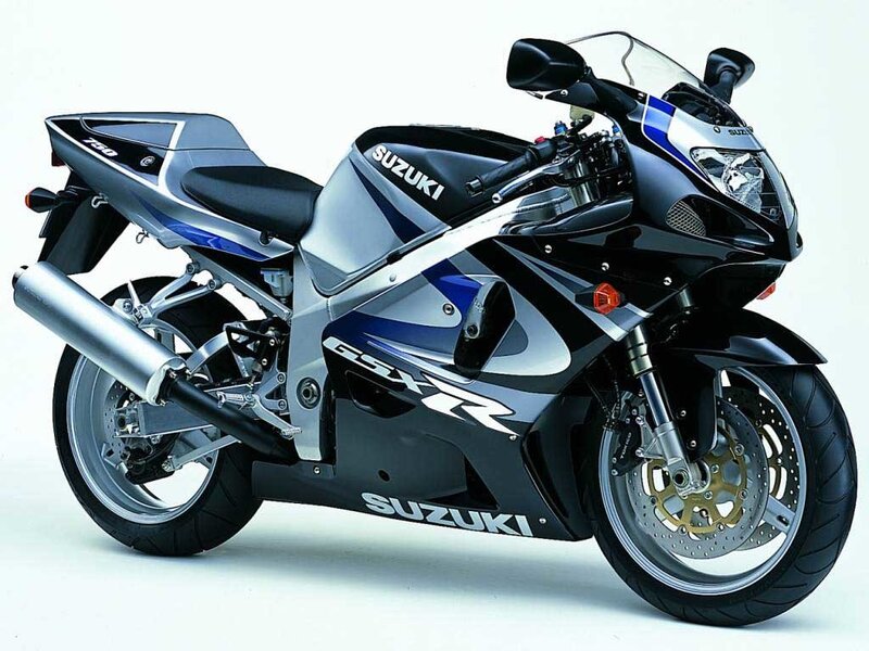 Suzuki GSX-R Motorcycle — Black, Neutral