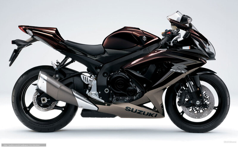 Suzuki GSX-R Motorcycle — Black