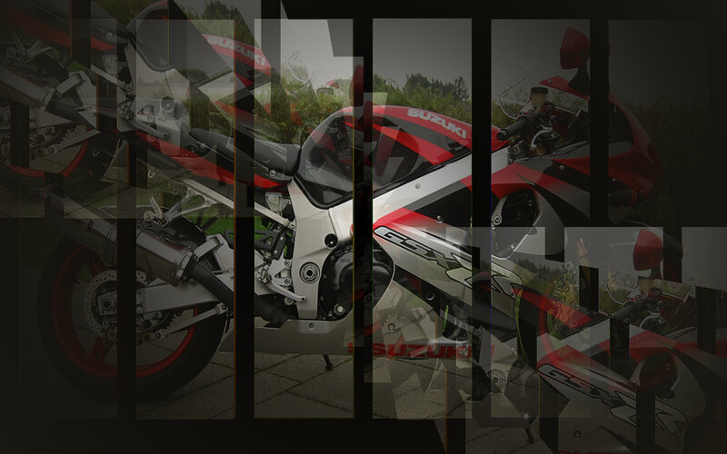 Suzuki GSX-R motorcycle collage