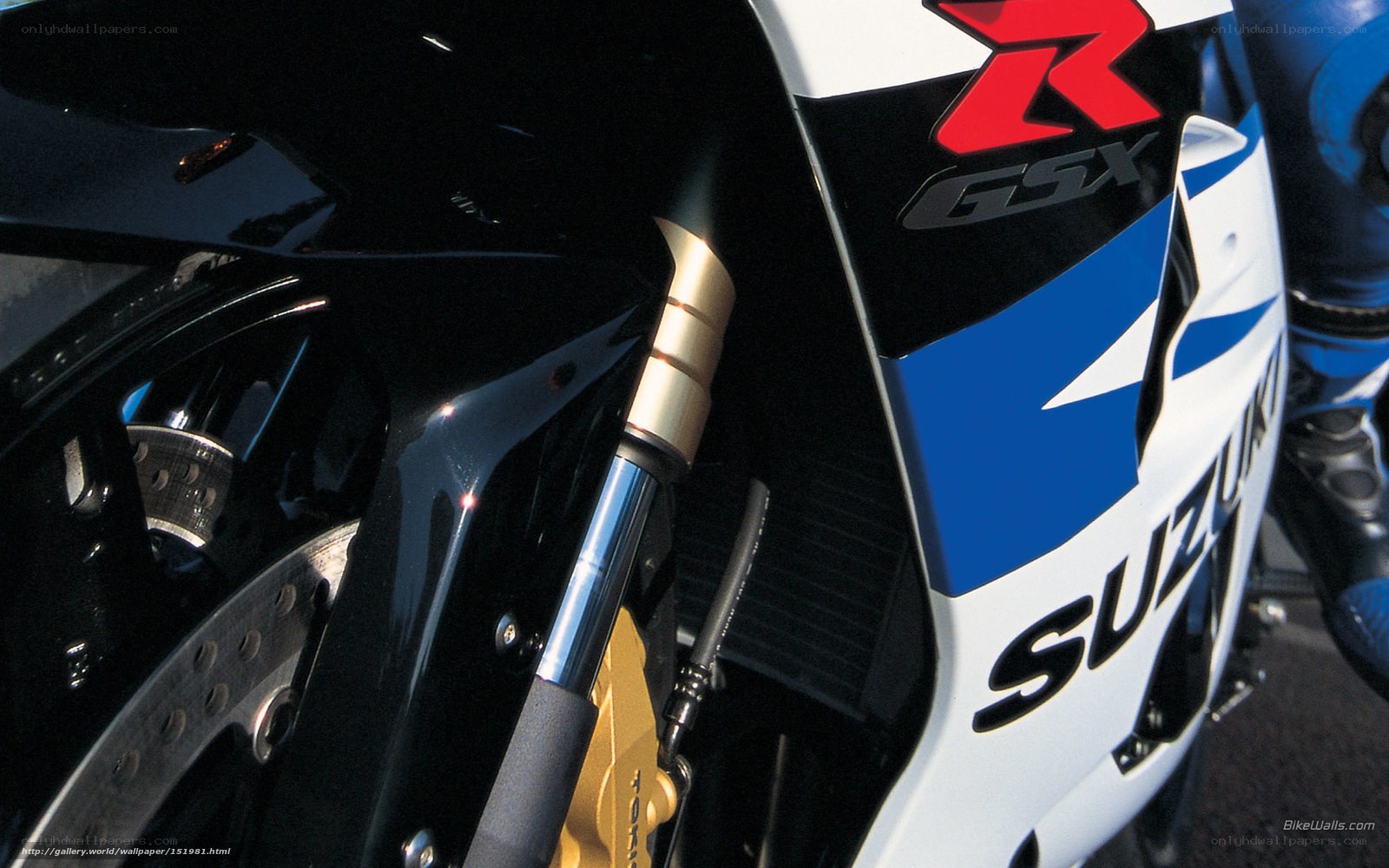 Suzuki GSX-R motorcycle front
