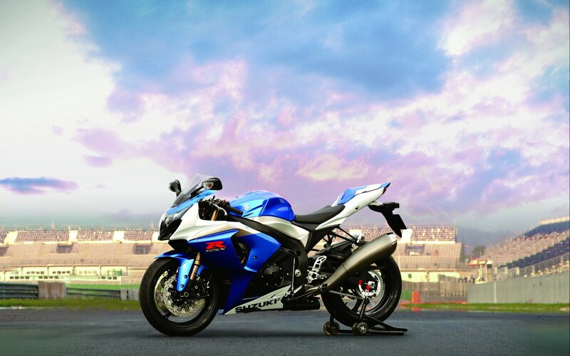 Suzuki GSX-R1000 on racetrack