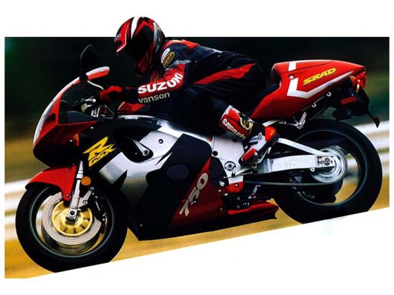 Suzuki GSX-R750 motorcycle