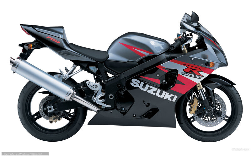Suzuki Gsx-r750 Motorcycle — Black