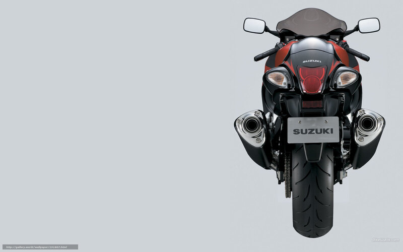 Suzuki Hayabusa Motorcycle — Black