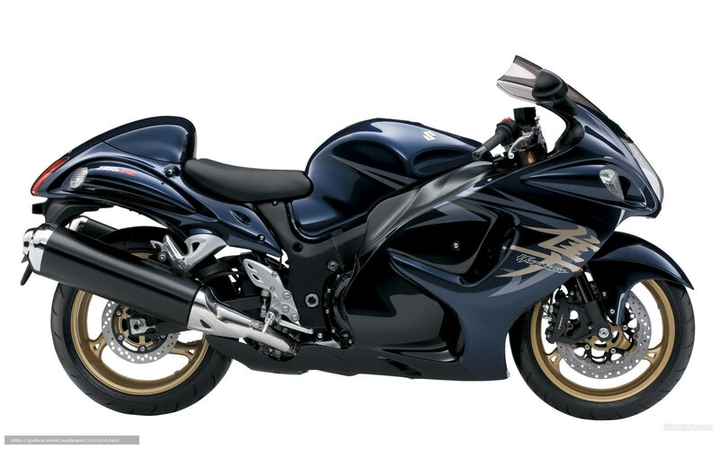 Suzuki Hayabusa Motorcycle — Blue