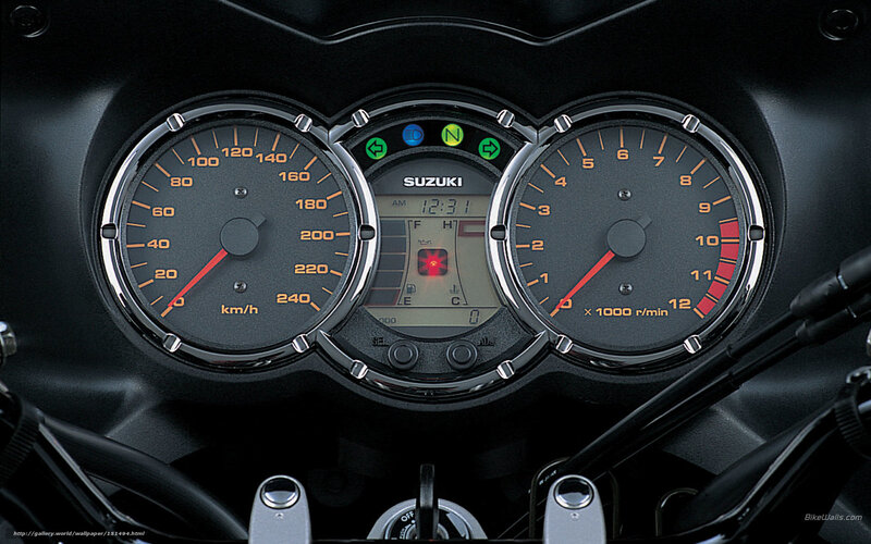 Suzuki motorcycle dashboard