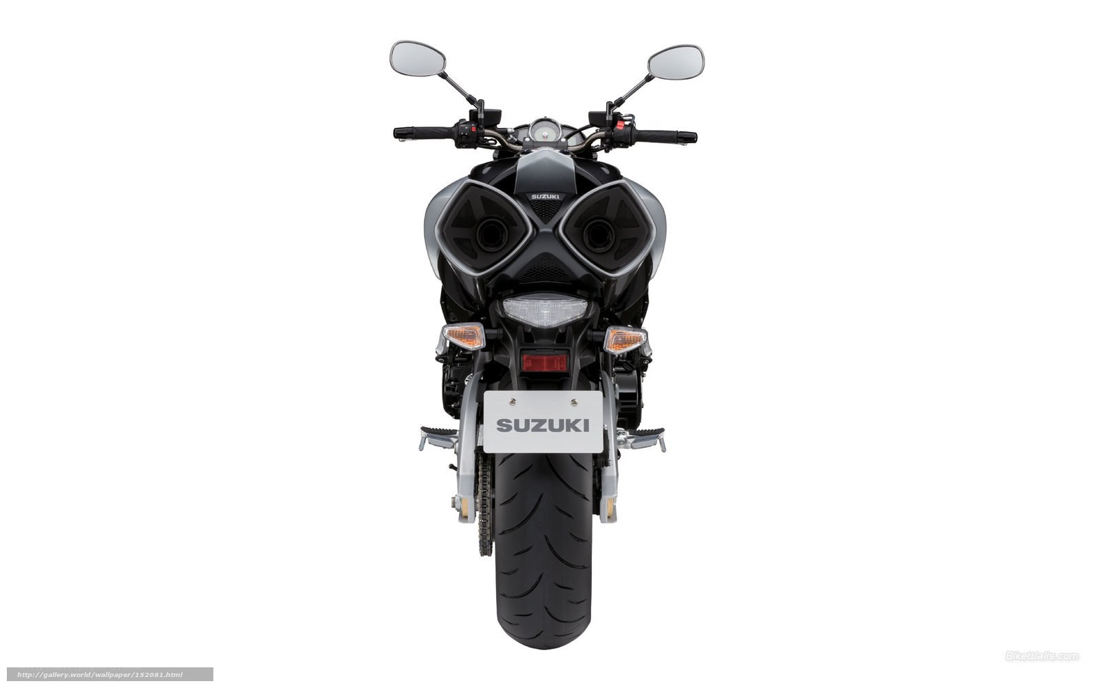 Suzuki motorcycle front view