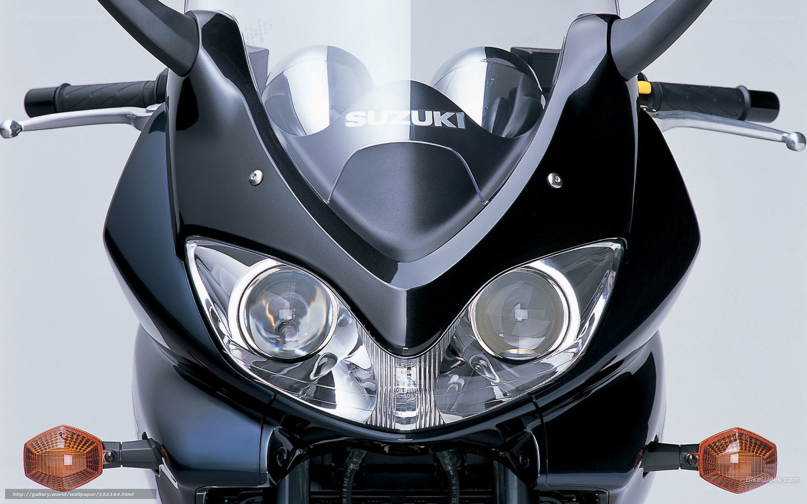 Suzuki motorcycle front view