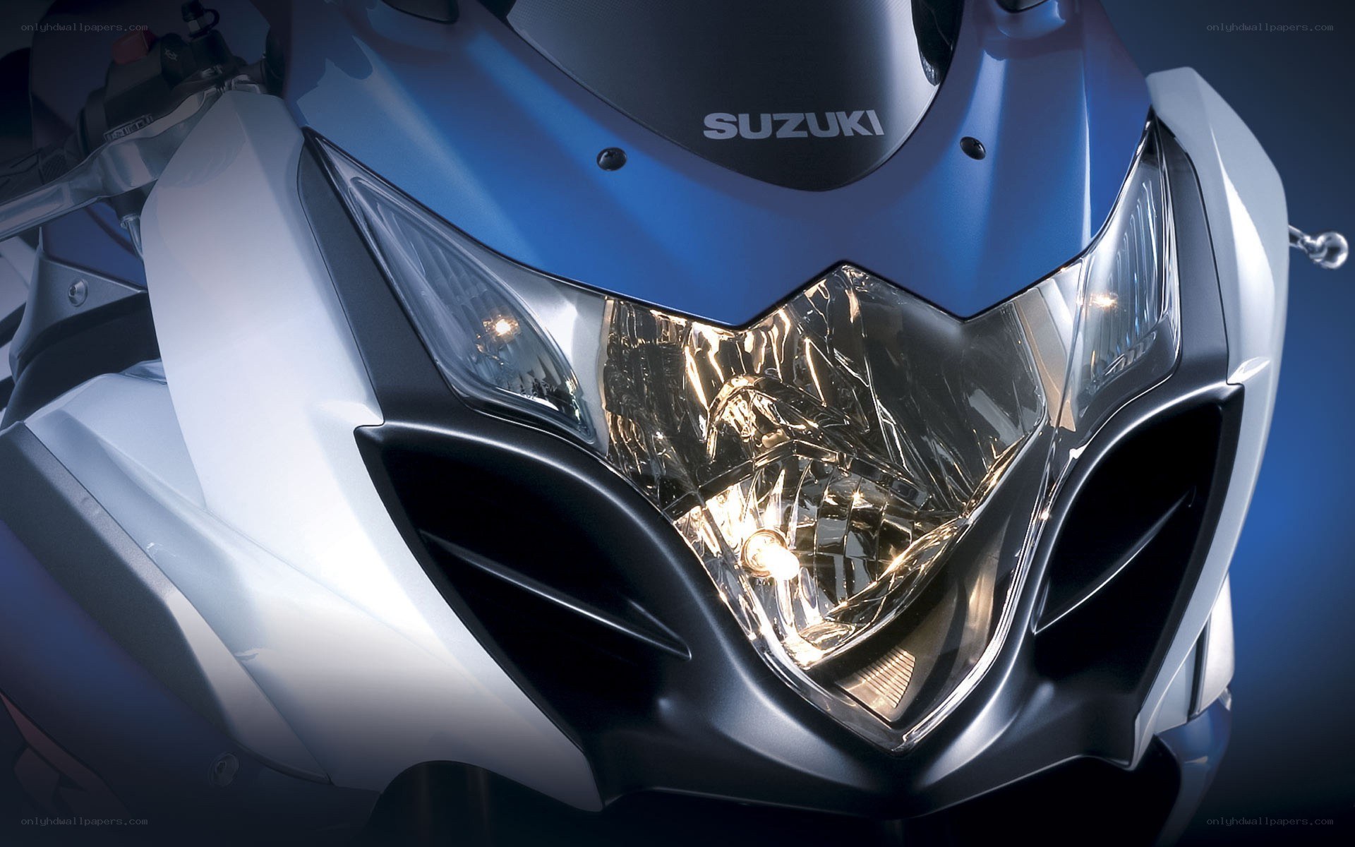 Suzuki motorcycle front view