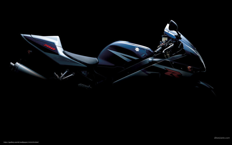 Suzuki Sport Motorcycle — Black, Dramatic
