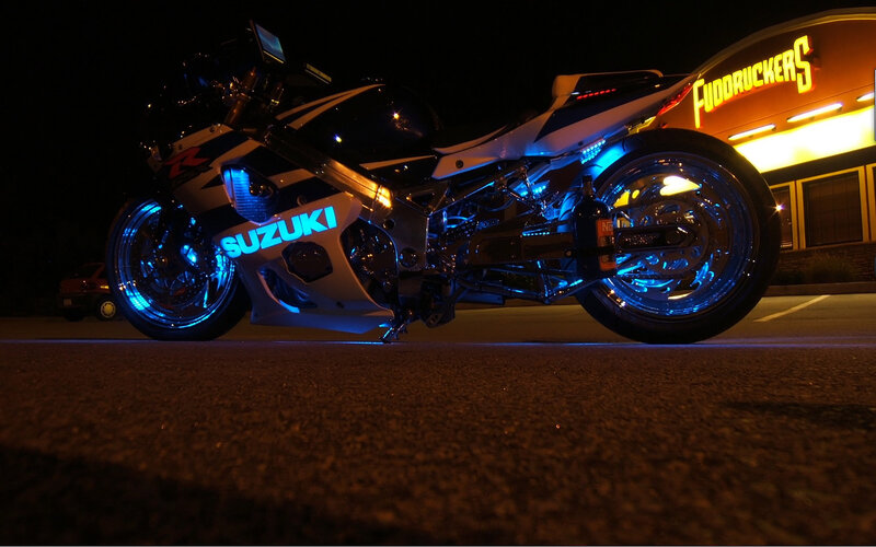 Suzuki Sport Motorcycle — Black