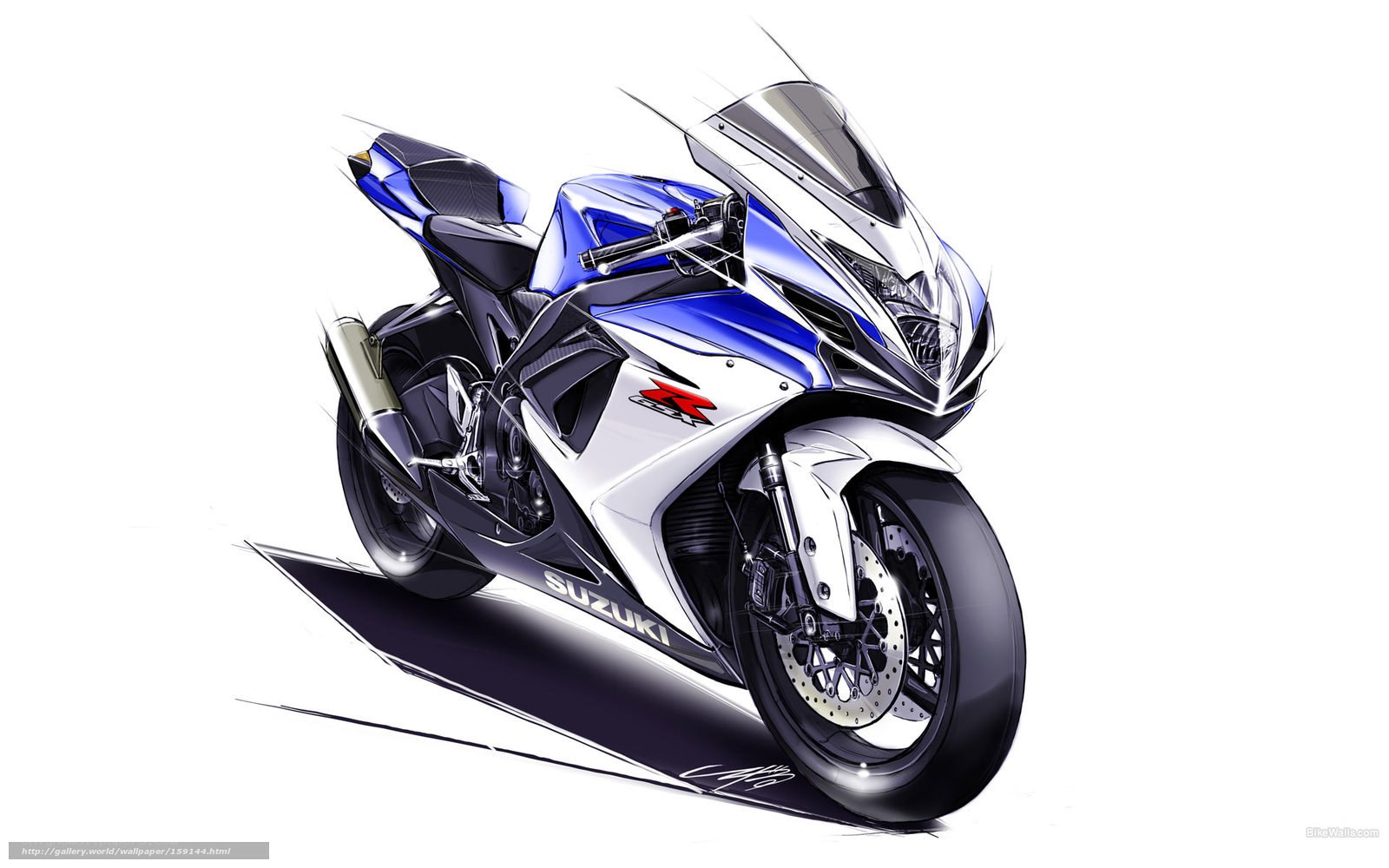 Suzuki sport motorcycle design