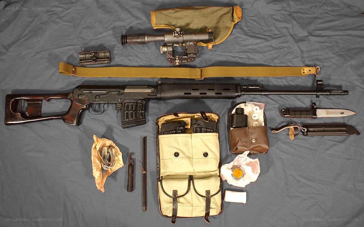 SVD Dragunov rifle kit