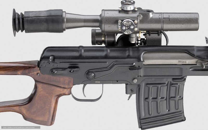 SVD Dragunov sniper rifle