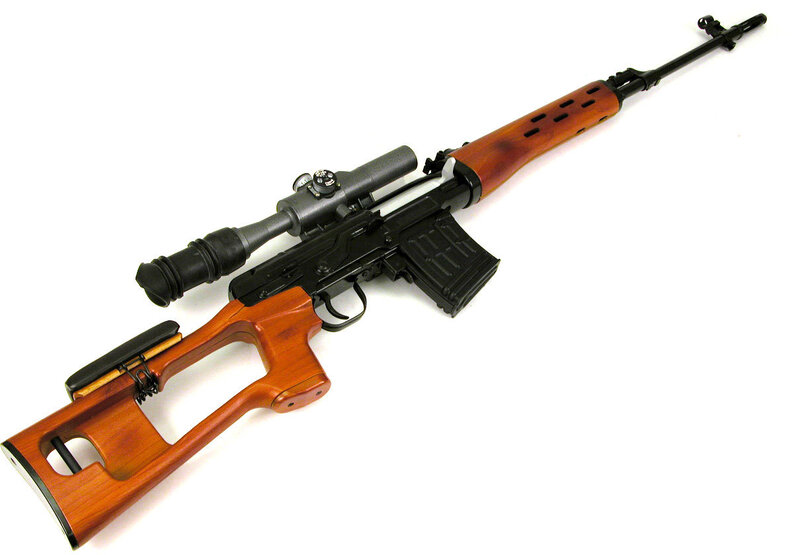 SVD Dragunov sniper rifle