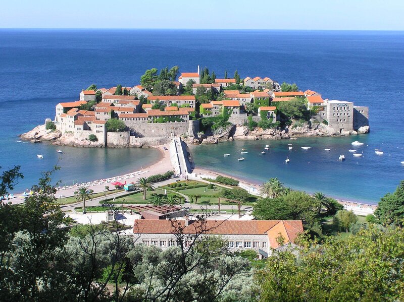 Sveti Stefan island village