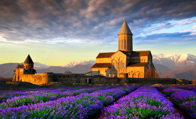 Svetitskhoveli Cathedral — Purple
