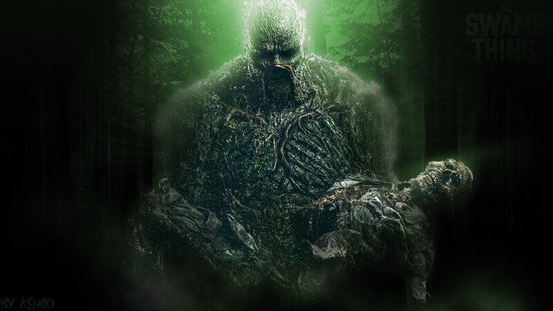 Swamp Creature Holding Corpse