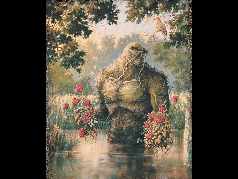 Swamp Monster with Roses