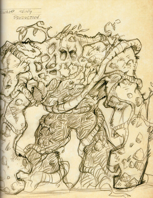 Swamp Thing concept sketch