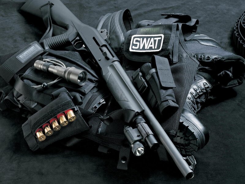 SWAT Gear on Vest