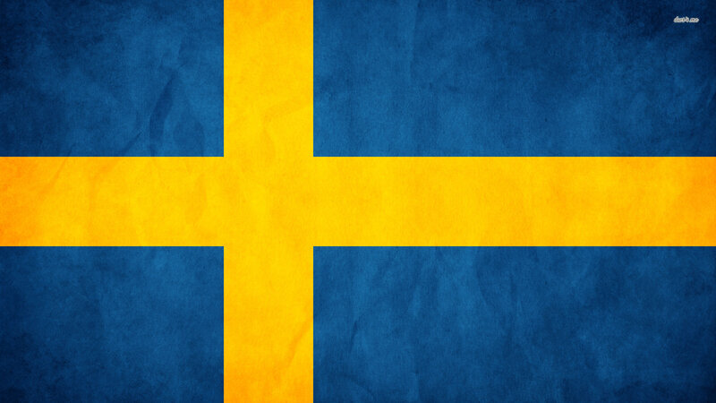Swedish Flag — Blue, Neutral