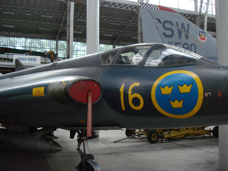 Swedish Jet Fighter — Gray