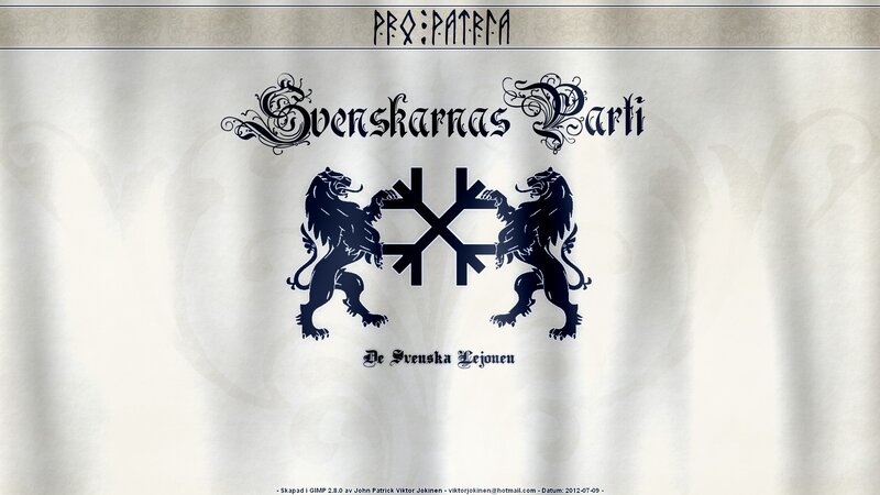 Swedish Party logo design