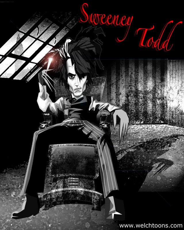 Sweeney Todd character art