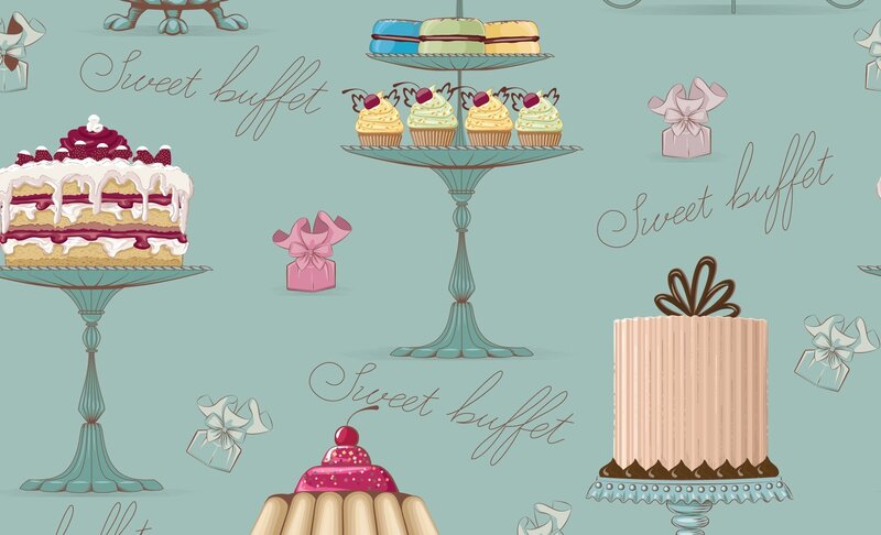 sweet buffet dessert pattern