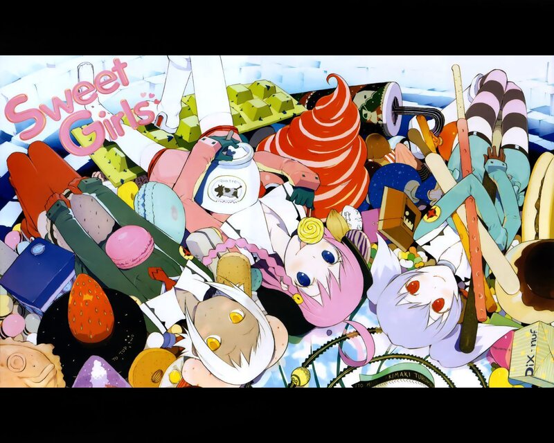 Sweet Girls anime art