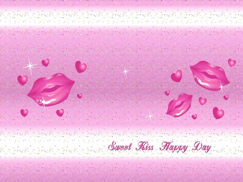 sweet kiss happy day
