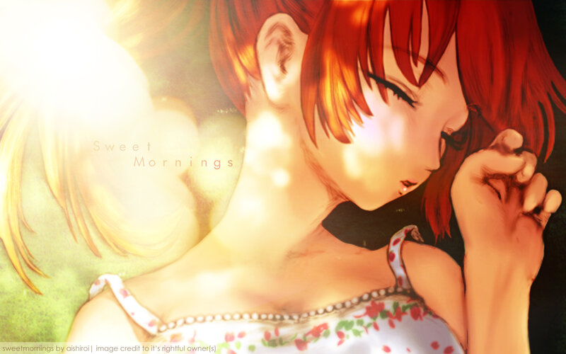 sweet mornings anime art