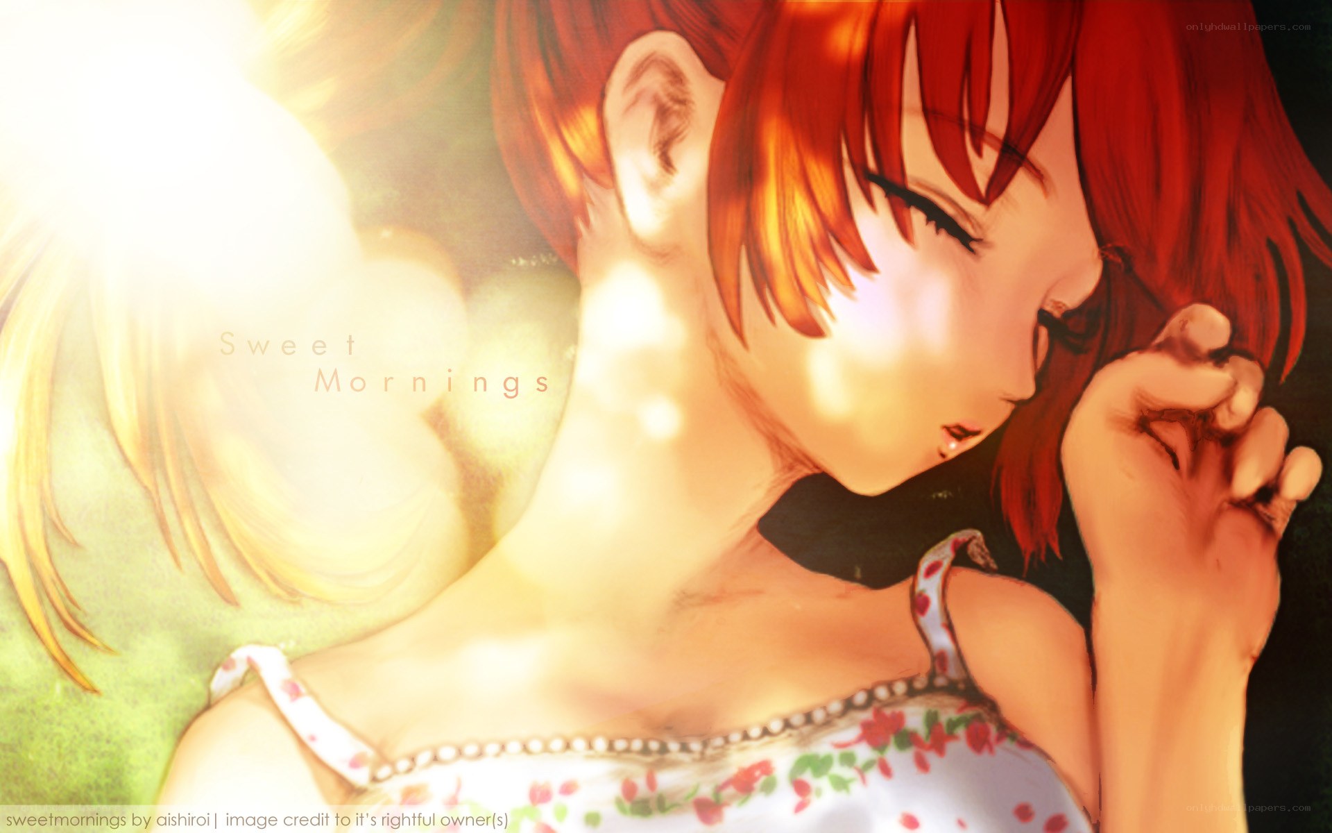 sweet mornings anime art
