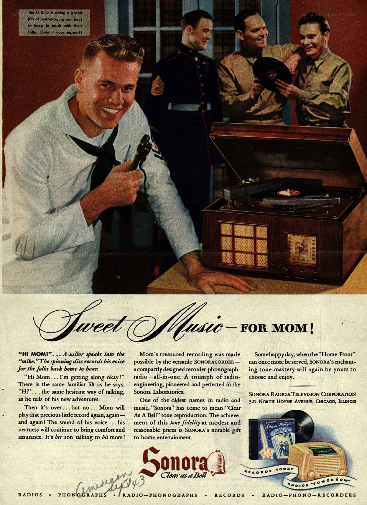 Sweet Music for Mom ad