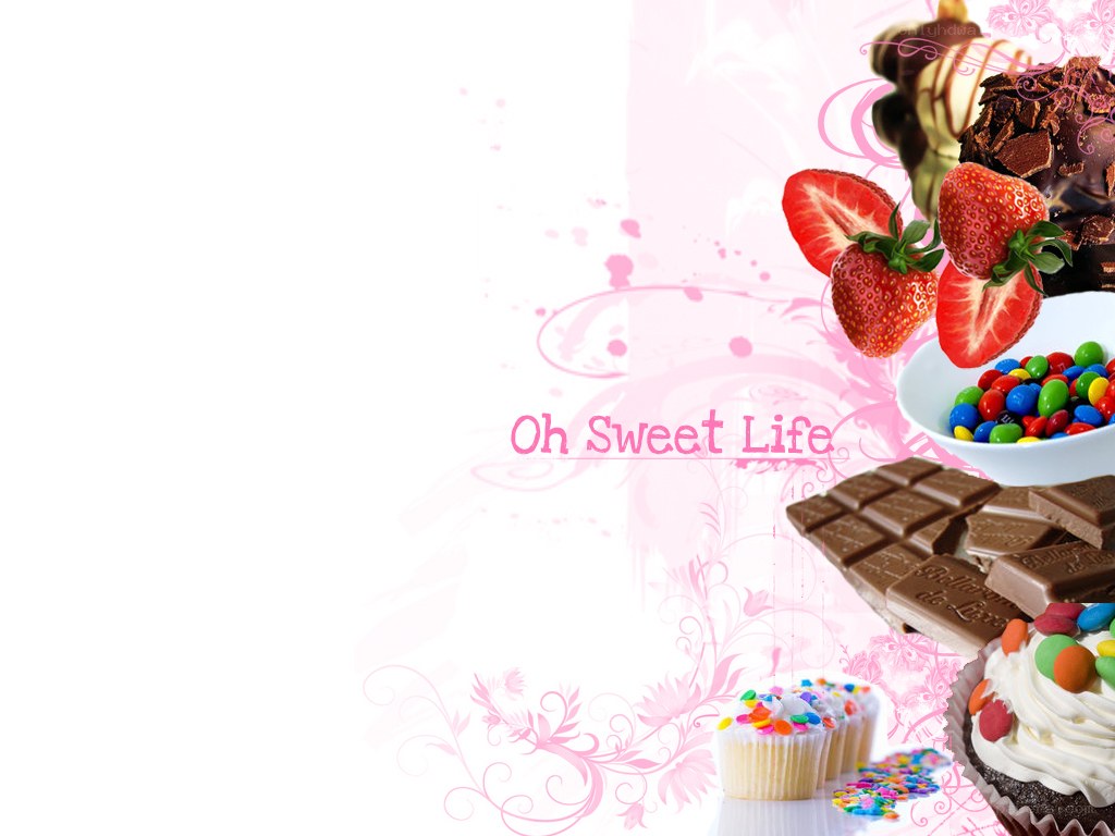 sweet treats collage