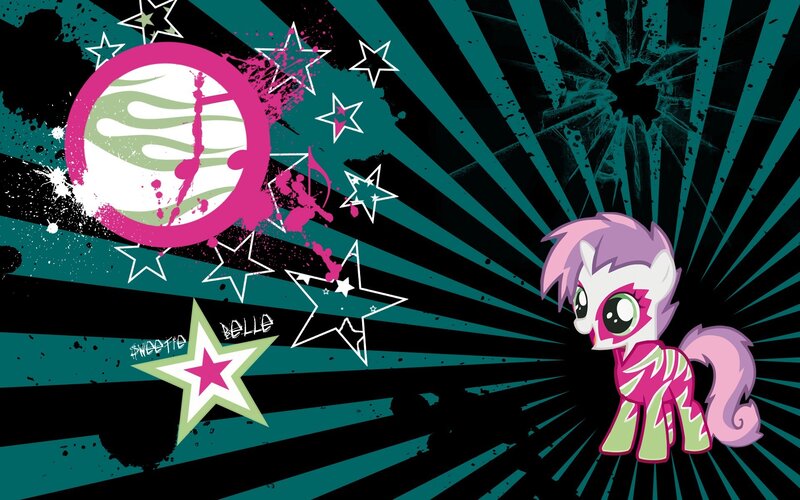 Sweetie Belle with stars