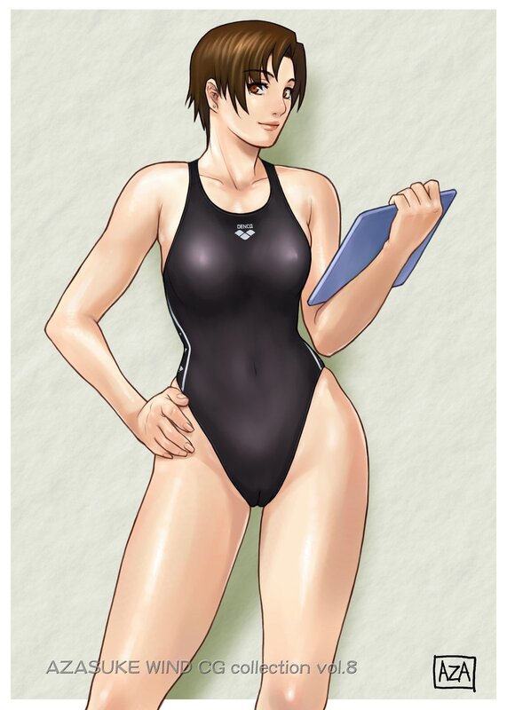 swimmer holding a board