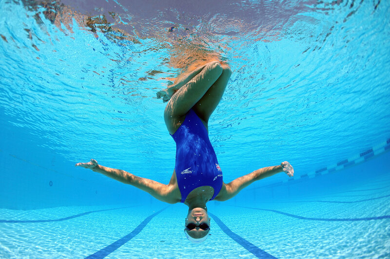 Swimmer Underwater