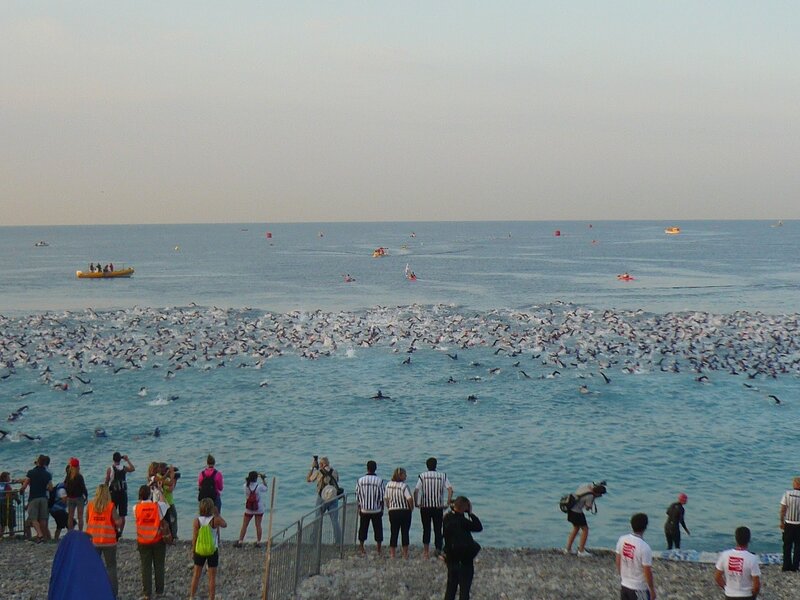 Swimmers in Ocean